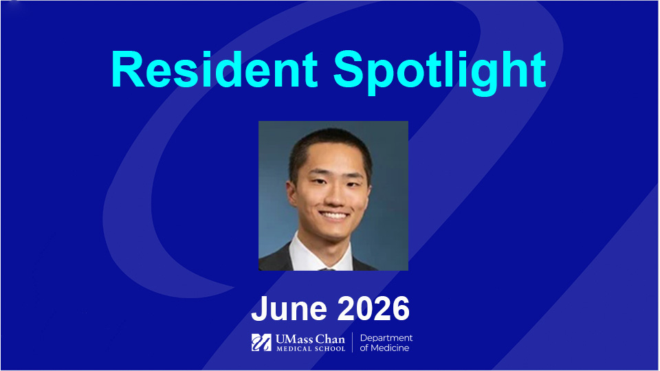 Resident Spotlight, June 2026, Robert Yuan, MD